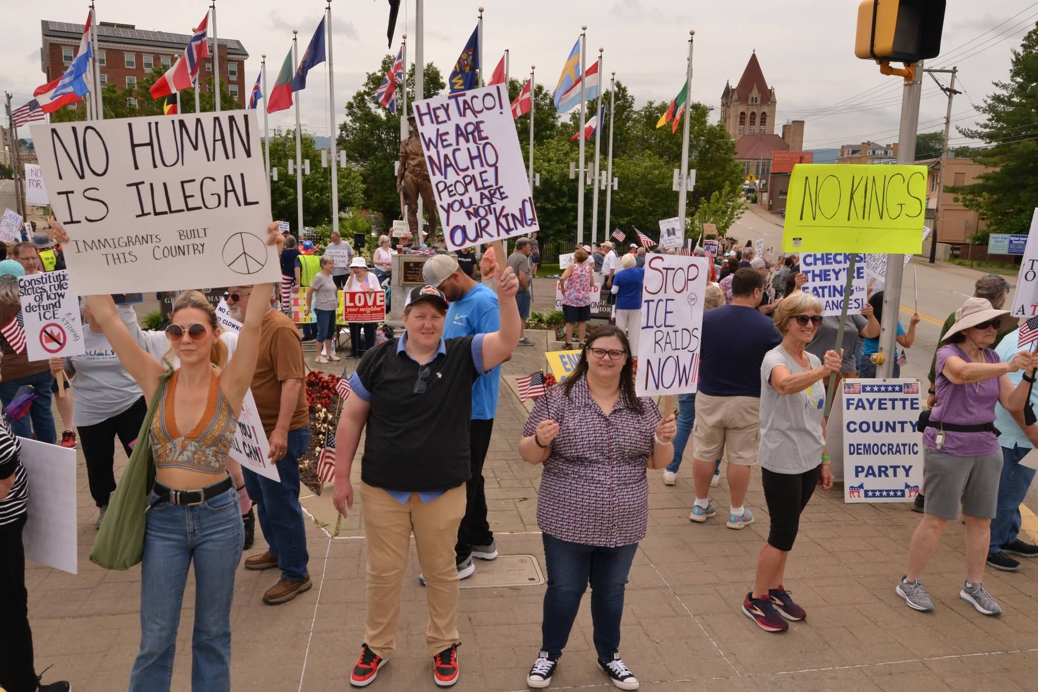 2nd No Kings Rally @ George C Marshall Plaza